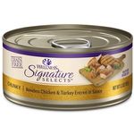 Wellness Cat Core Grain-Free Signature Selects Chunky Boneless Chicken and Turkey Entree in Sauce