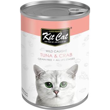 Kit Cat Canned Food Tuna And Crab 400g