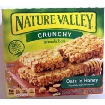 Nature Valley Crunchy Granola Bars Oats N Honey 252g Box pack Of 4