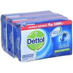 Dettol Bar Soap 3ct 105g Active 3pack