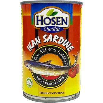 Hosen Sardine In Tomato Sauce 425g