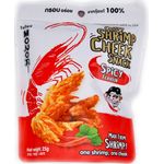 Monori Crispy Shrimp Cheek Snack Spicy Flavour 25g