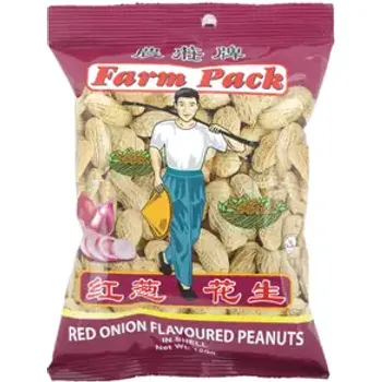 Farm Pack Peanuts - Red Onion Peanuts 120g