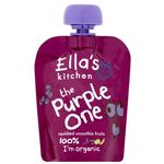 Ella's Kitchen Organic Pouches The Purple One Squished Smoothie Fruits 90g