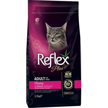 Reflex Plus Choosy Adult Cat Food with Salmon for Picky Cats 1.5kg