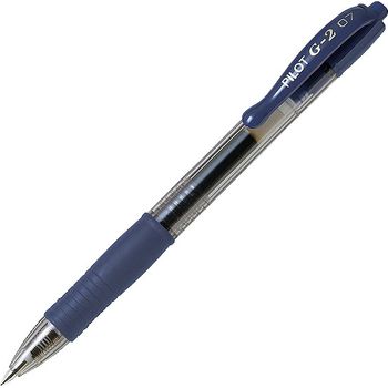 Pilot G2 07 Blue Black Fine Retractable Gel 0.7mm
