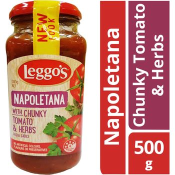 Leggo's Pasta Sauce Napoletana Chunky Tomato Herbs