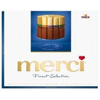Merci Finest Assortment Of European Milk Chocolates 8.8oz Box20 Pieces