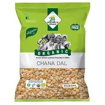 24 Mantra Organic Split Desi Chickpeas Dal 500g