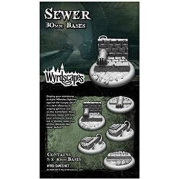 Wyrd 30mm Sewer Bases plastic Sw