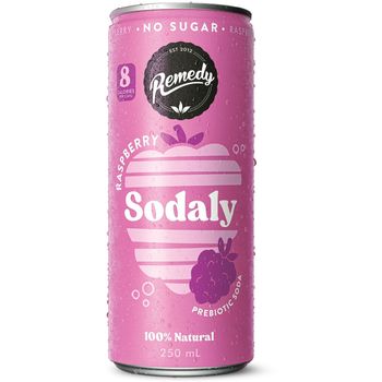 Remedy Sodaly Raspberry 250ml