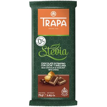 Trapa Stevia Chocolate Milk 75g