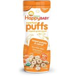 Happy Baby Organic Sweet Potato and Carrot Puffs 60g
