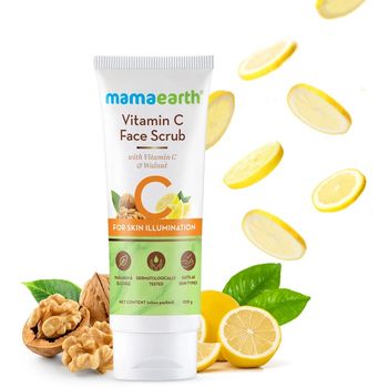 Mamaearth Vitamin C Face Scrub for Glowing Skin 100g