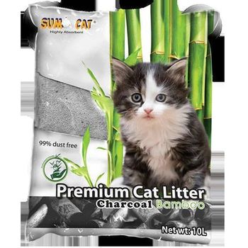 Sumo Cat Premium Cat Litter Charcoal Bamboo 10L