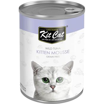 Kit Cat Canned Food Mousse Tuna For Kitten 400g