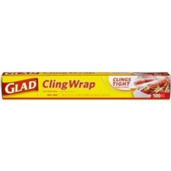 Glad Cling Wrap 100 Sq Ft 3pack