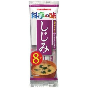 Marukome Fresh Miso Soup Ryotei No Aji Shijimi 8 Servings 19g