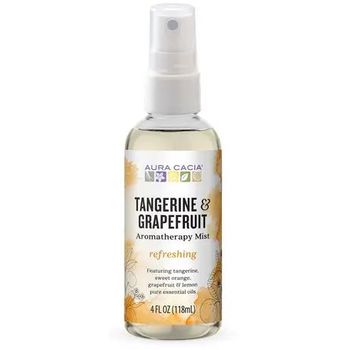 Aura Cacia Refreshing Aromatherapy Mist Tangerine And Grapefruit 118ml