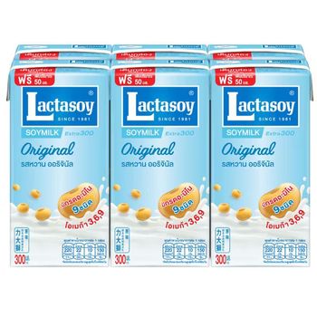 Lactasoy UHT Sweet Pack 6 300ml