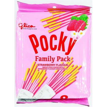 Glico Pocky Family Pack Strawberry 168g