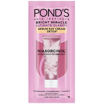 Pond's Niasorcinol Bright Miracle Serum Day Cream Detox 7g
