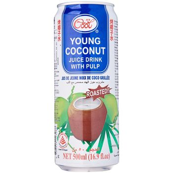 Ice Cool Roasted Young Coconut With Pulp 500ml