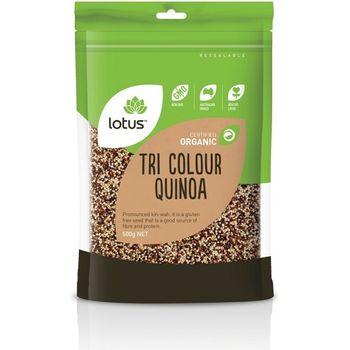 Lotus Organic Tri-colour Quinoa Grain 500g