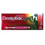 Dentobac Gel Natural Herbal Toothpaste 2pcs 180g