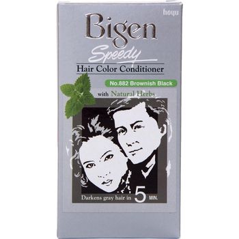 Hoyu Bigen Speedy Hair Color 882 Brownish Black