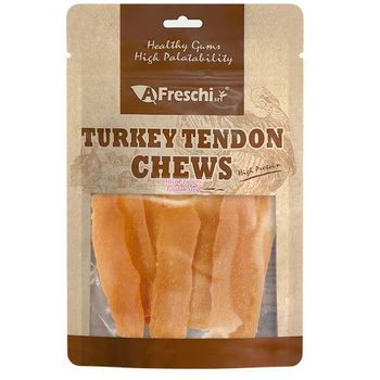 Afreschi Dog Sliced Turkey Tendon Strip 120g/pk