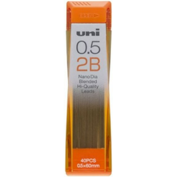 Uni Nano Dia Pencil Lead 2B 0.5mm