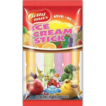 Jellymas Fruit Flavored Ice Cream Stick 450g