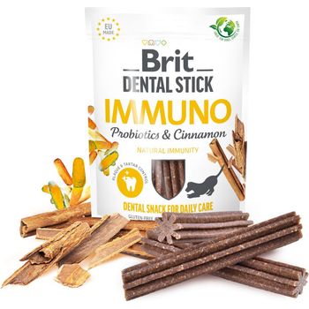Brit Dental Stick for Teeth Immuno With Probiotics And Cinnamon 251g