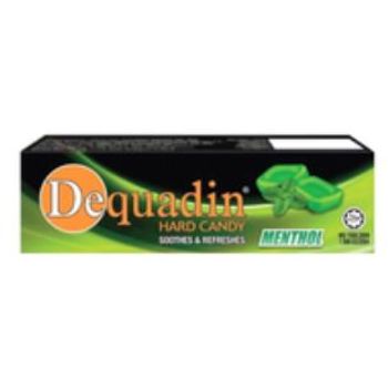 Dequadin Hard Candy Menthol Bar 38g
