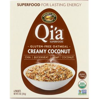 Nature's Path Qia Oatmeal Coconut 8 Ounce
