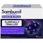 Sambucol Cold And Flu 24 Capsules
