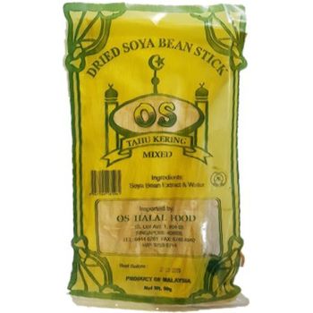 OS Dried Soya Bean Skin Mixed Tahu Kering