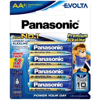 Panasonic AA6 Evolta Alkaline 6pcs