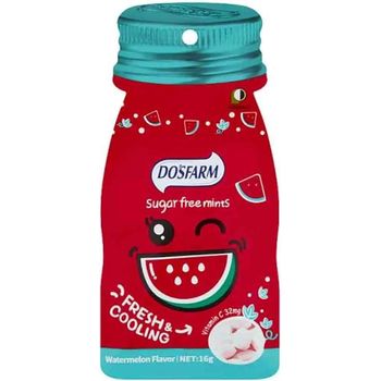 Dosfarm Sugar Mint Candy Fresh Cooling Drink Watermelon Flavoured 16g