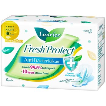 Laurier Fresh Protect Pads Heavy Night Slim 40cm