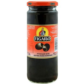 Figaro Pitted Black Olives 160g