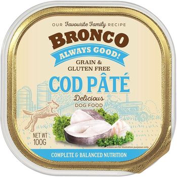 Bronco Cod Pate Tray 100g