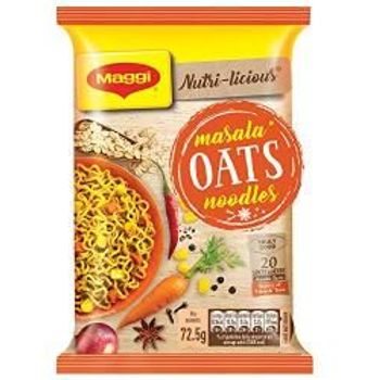 Maggi Nutrilicious Oats Masala Noodles 75g Pack Vegetarian India