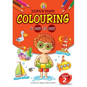 Fairfield Book Publishers Super Dino Colouring Book 2