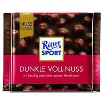 Ritter Sport Dark Chocolate Whole Hazelnuts 100g