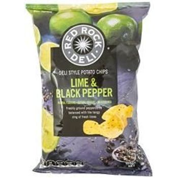 Red Rock Chip Lime Pepper 165g