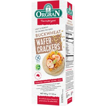 Orgran Gluten Wafer Crackers Buckwheat