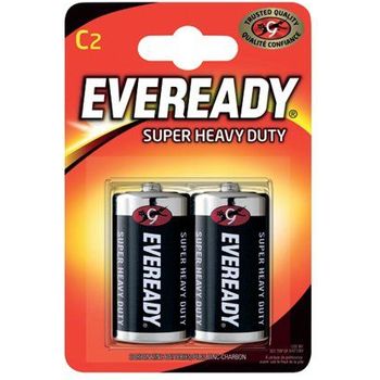 Eveready Super Heavy Duty D Batteries Pack of 2