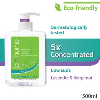 Bio Home Dishwash Liquid Lavender Bergamot 500ml